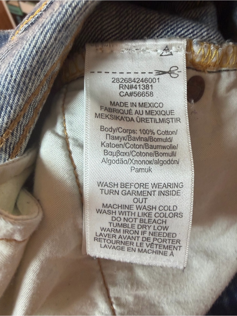 Ralph Lauren RRL Blue Button-Fly Jeans - Picture 6 of 6